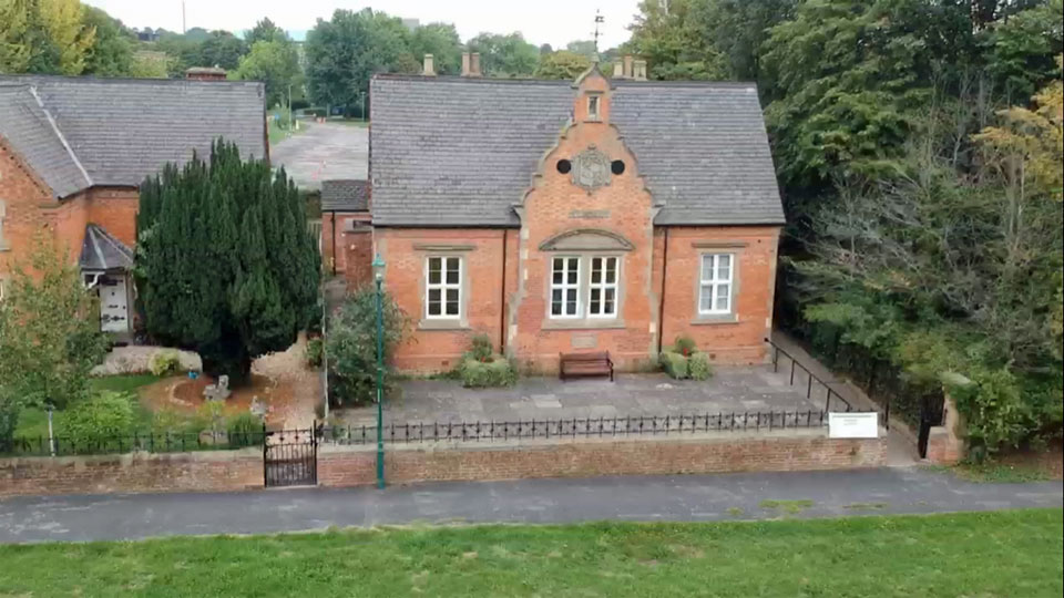 Clifton Village Hall from above