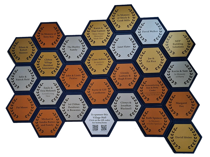 Village Hall Sponsorship Bricks