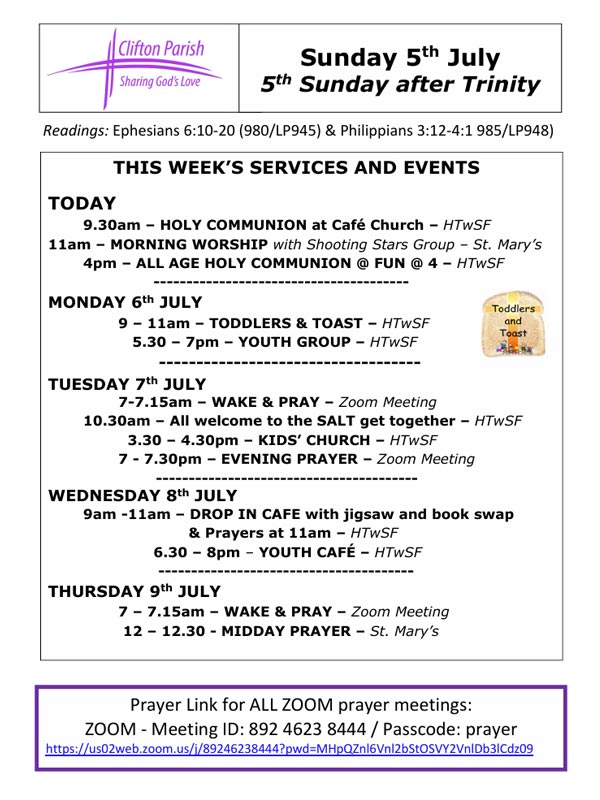 St. Mary's Church News: 05/07/2026