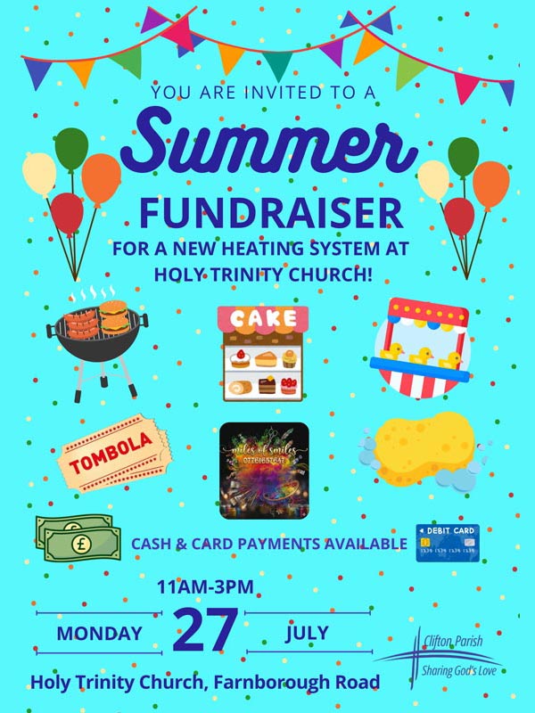  Holy Trinity Church - Summer Fundraiser