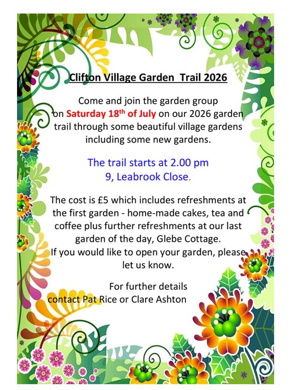 Clifton Village Garden Trail: July,2026