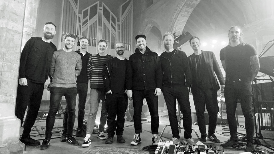 Eyre Llew production crew group photo at St Marys